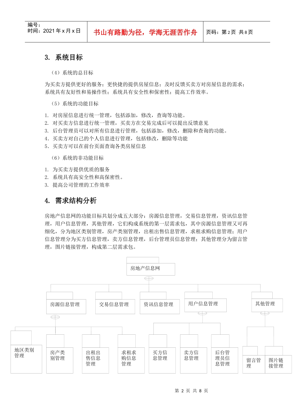 房地产网的需求分析报告_第2页