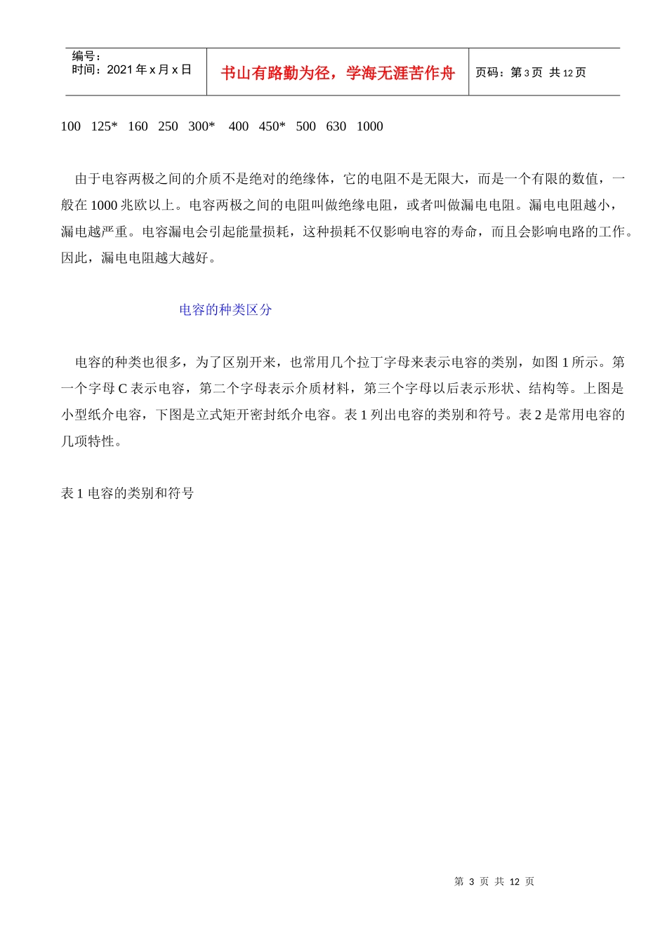 常用电子元器件系列知识——电容篇_第3页