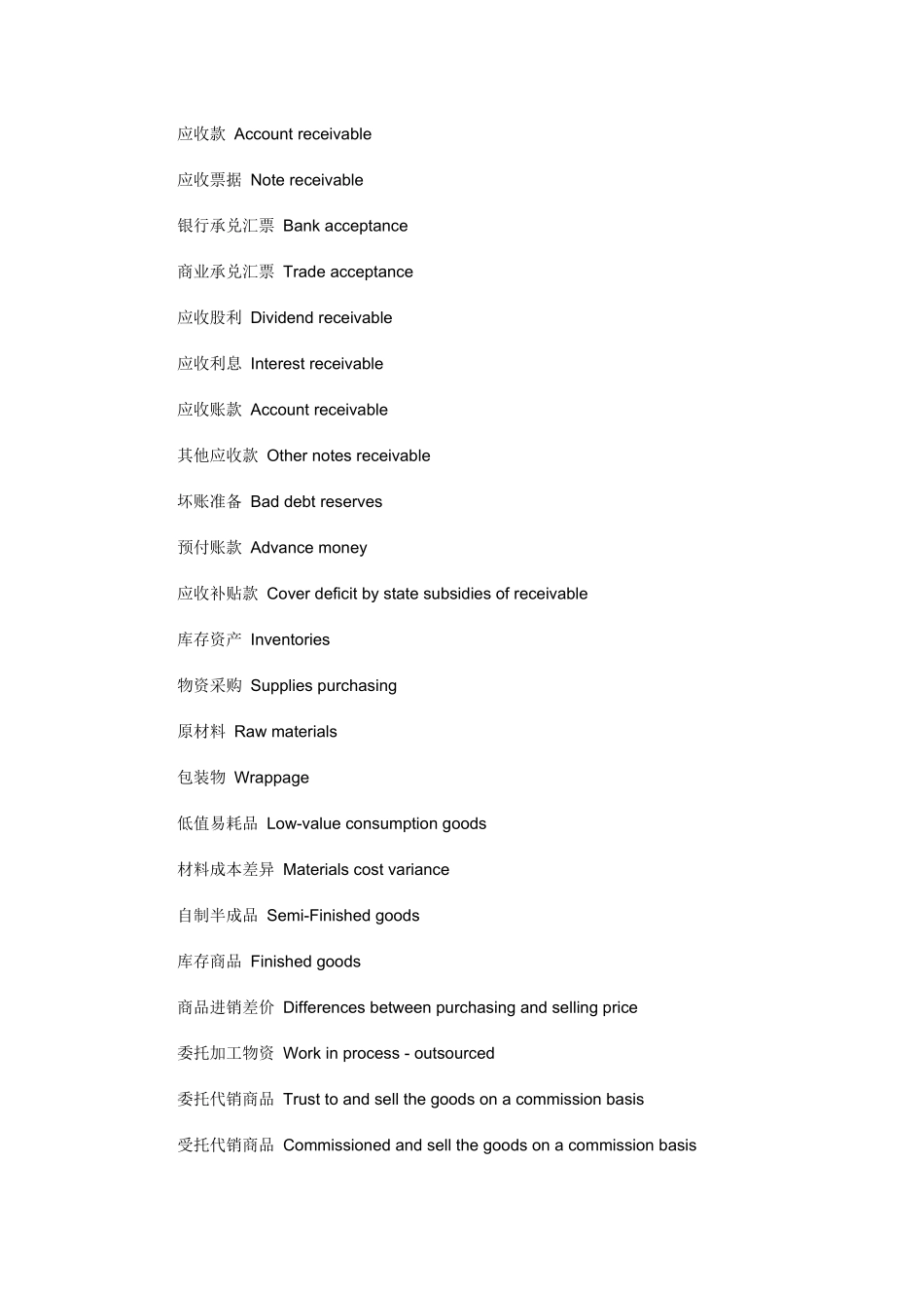 英语财务术语_第2页