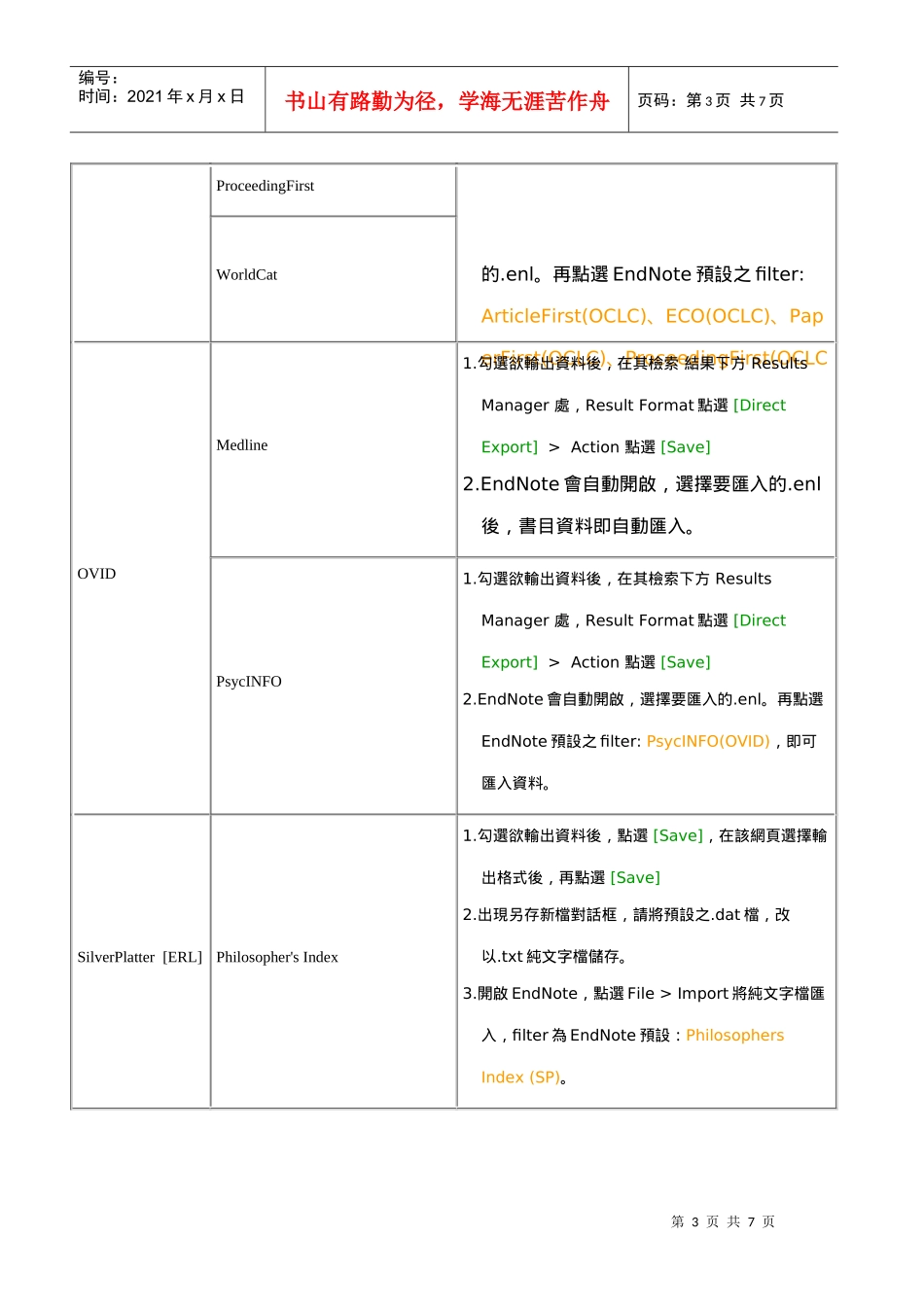 图书馆电子资源汇入EndNote方式指引_第3页