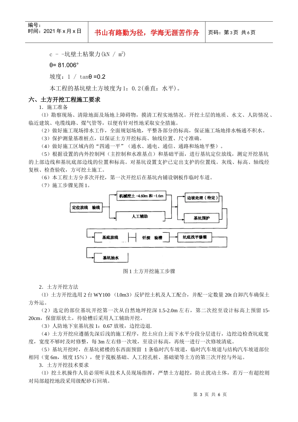 土方开挖工程安全专项施工方案实例_第3页
