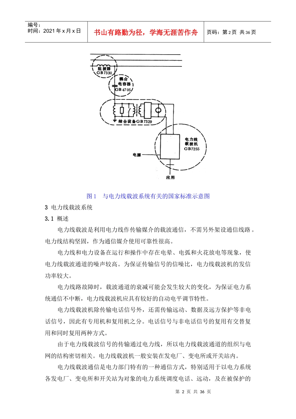 单边带电力线载波系统设计导则_第2页