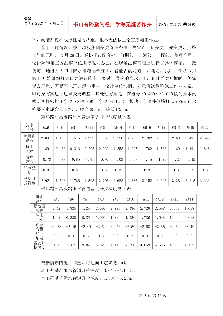 排水工程深槽施工方案_第3页