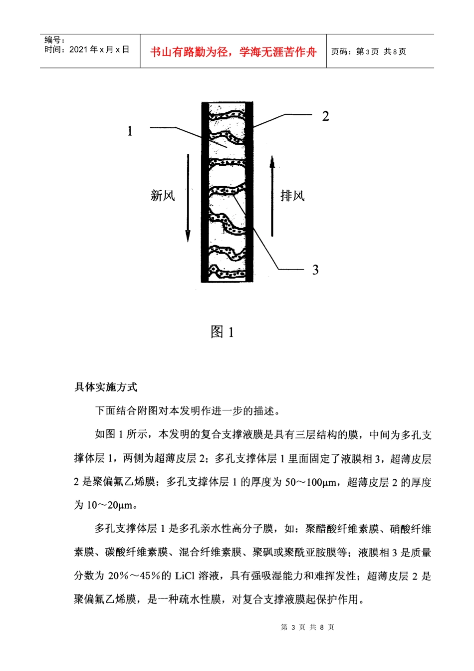 支撑液膜对煤焦废水氨氮的去除研究的认识_第3页