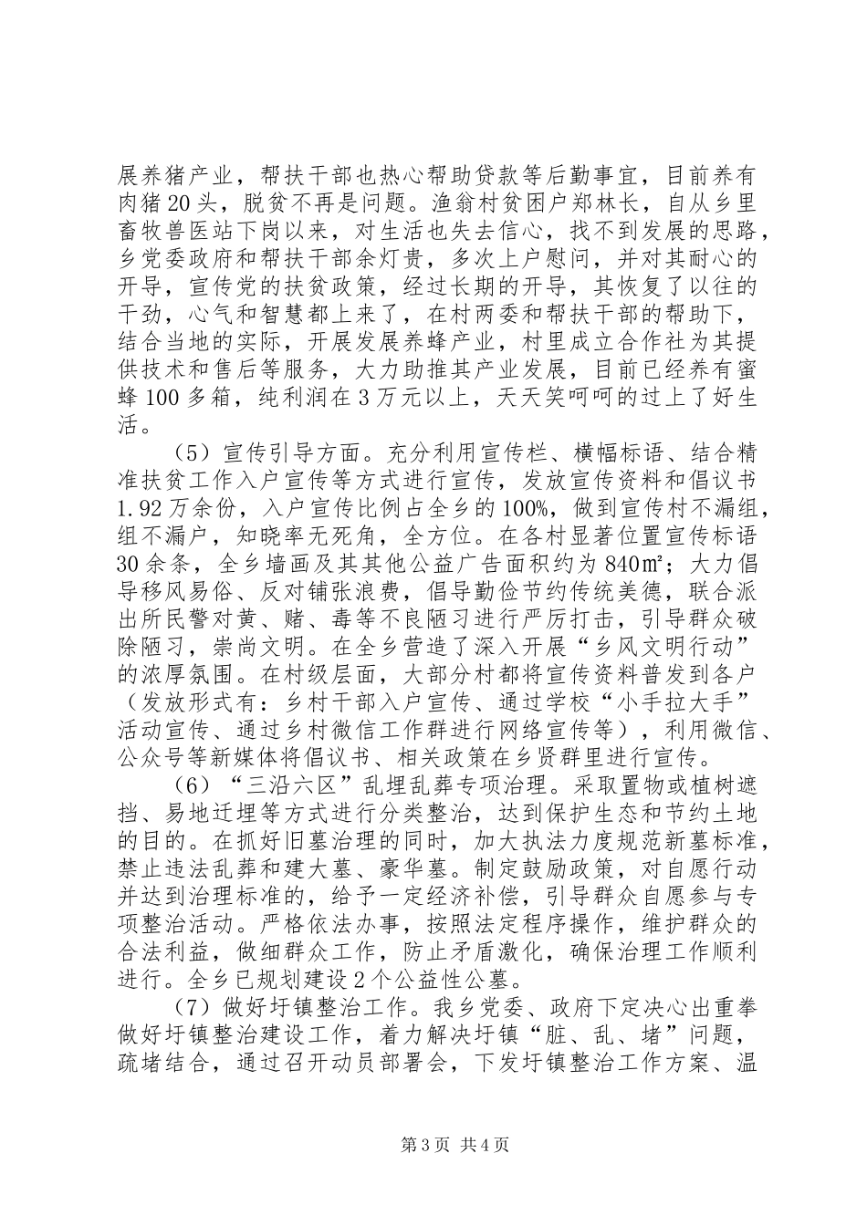 靖石乡开展“乡风文明”行动工作汇报_第3页