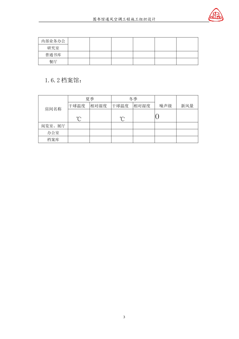图书馆通风空调工程施工组织设计(DOC127页)_第3页