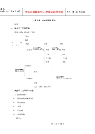 合成树脂及塑料-辽宁石化职业技术学院