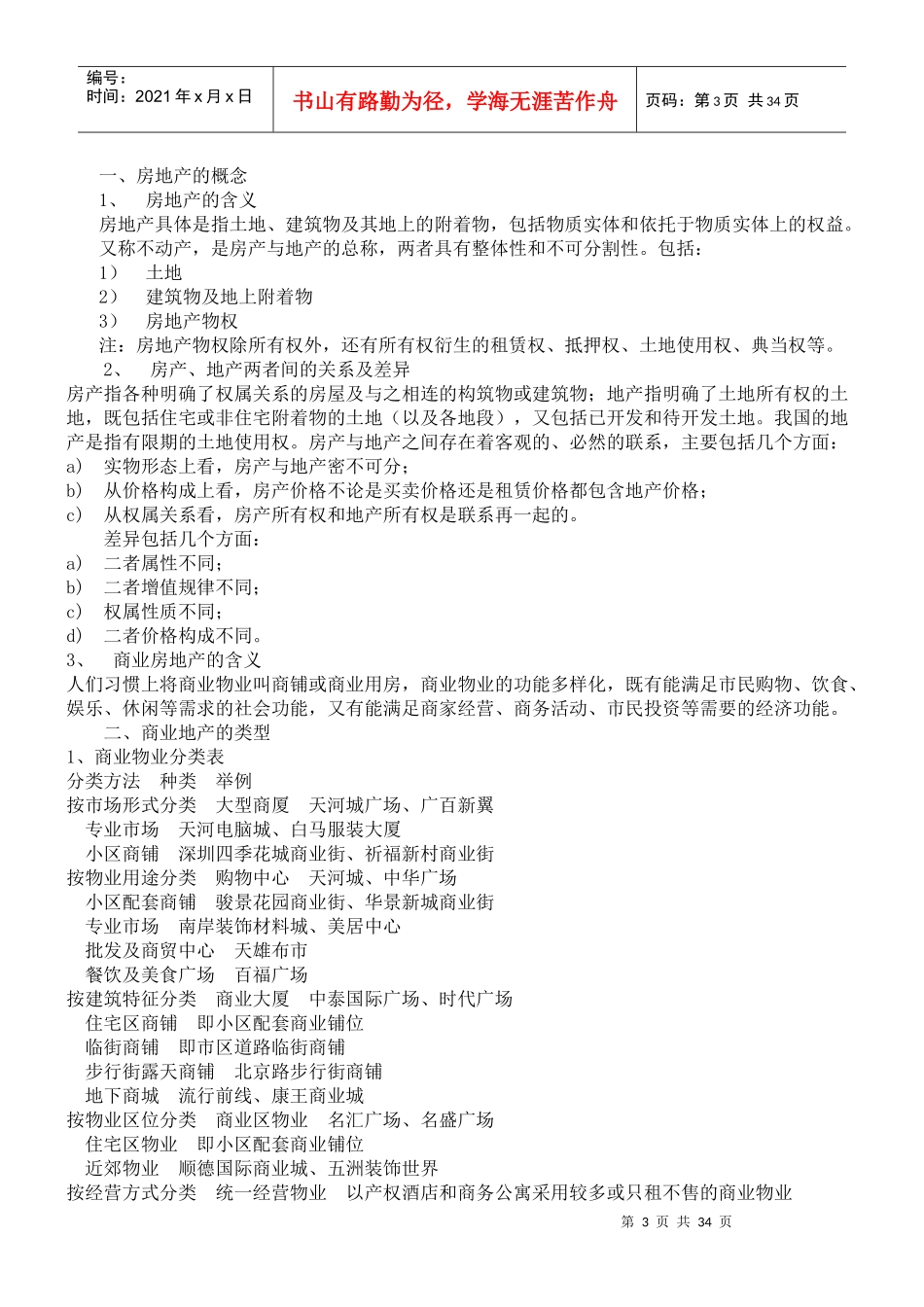 国际商贸物流城商业地产基础知识培训教材_第3页