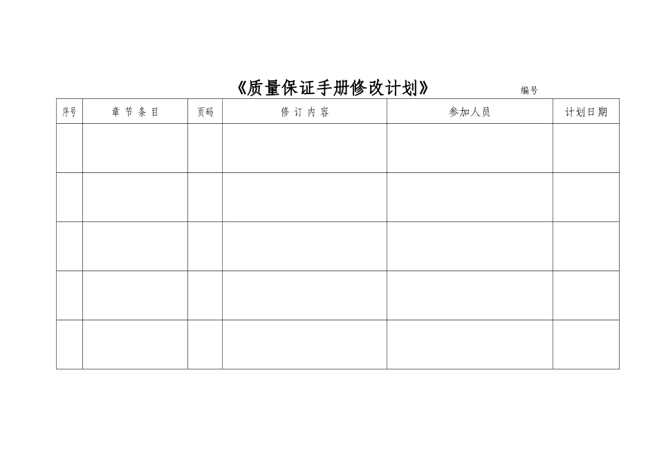 质量管理运行记录_第1页