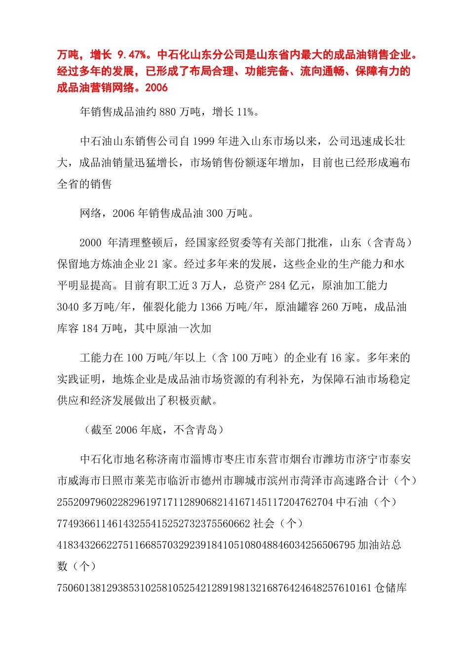 山东加油站分布及油库发展规划_第2页