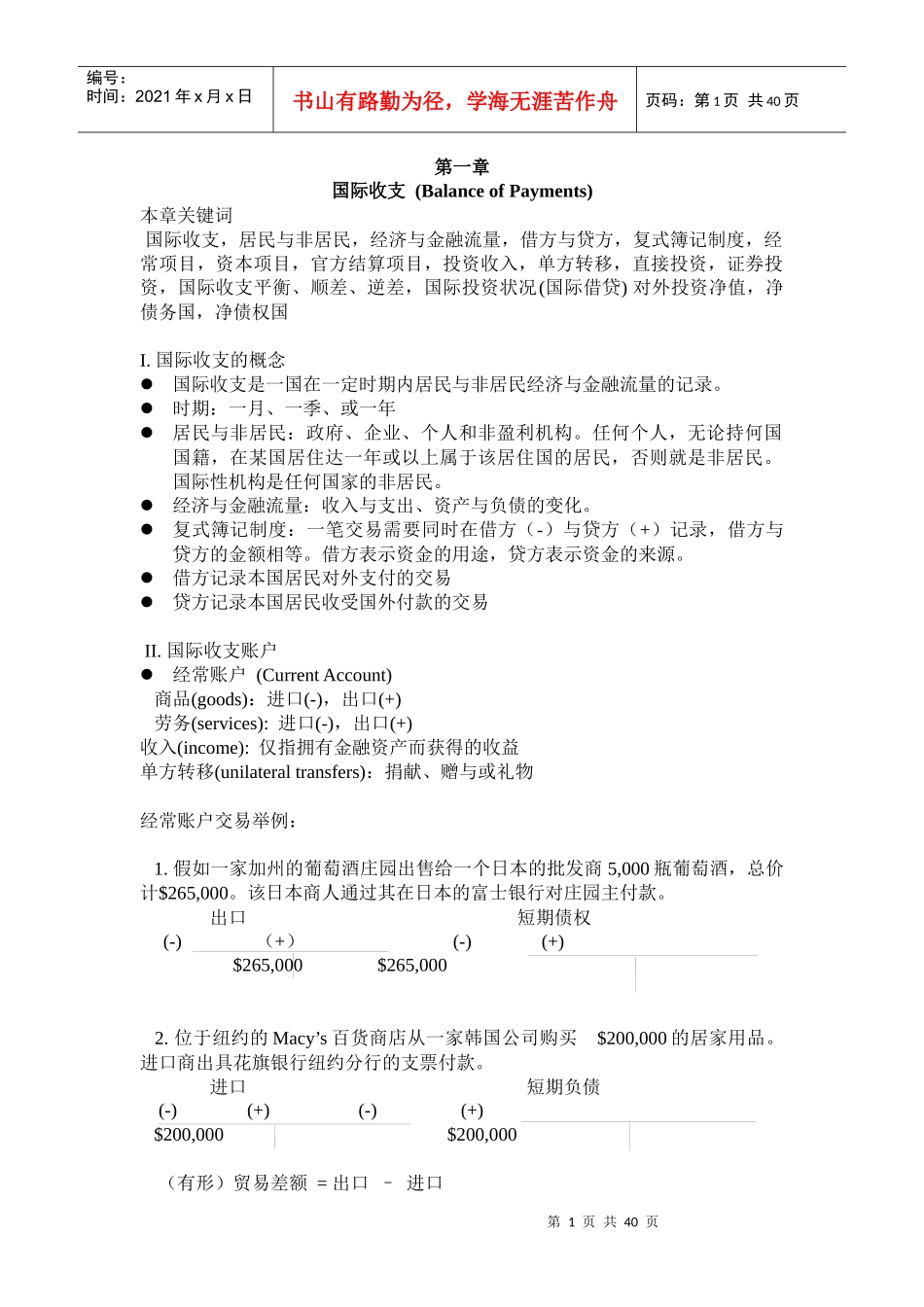 国际金融讲义_第1页