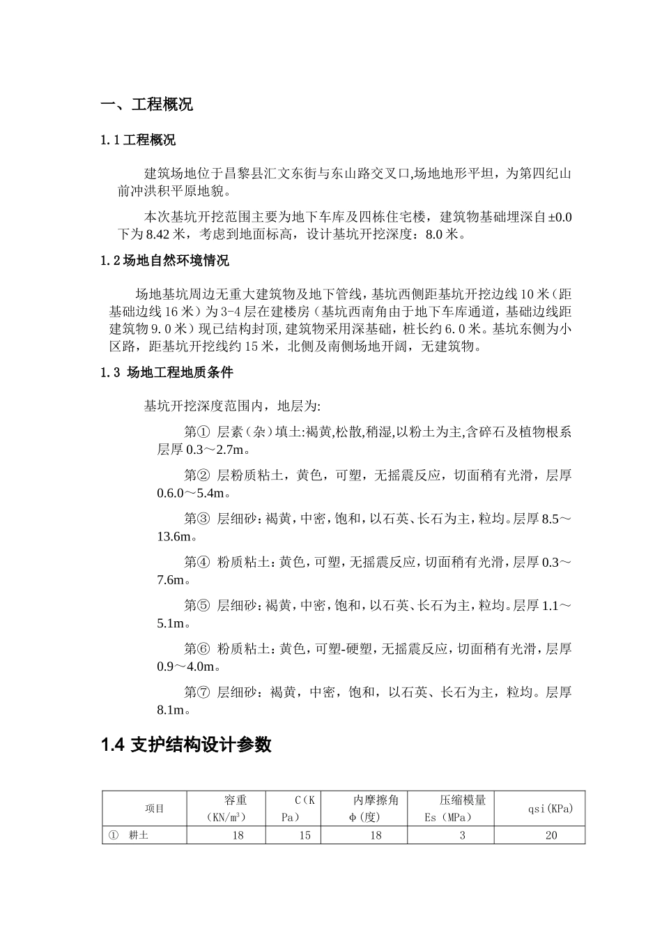 基坑支护施工组织设计-6(DOC59页)_第1页