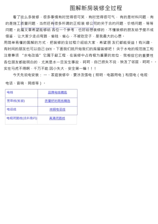 家庭装修网购清单整理-家具-卫浴-家电等等