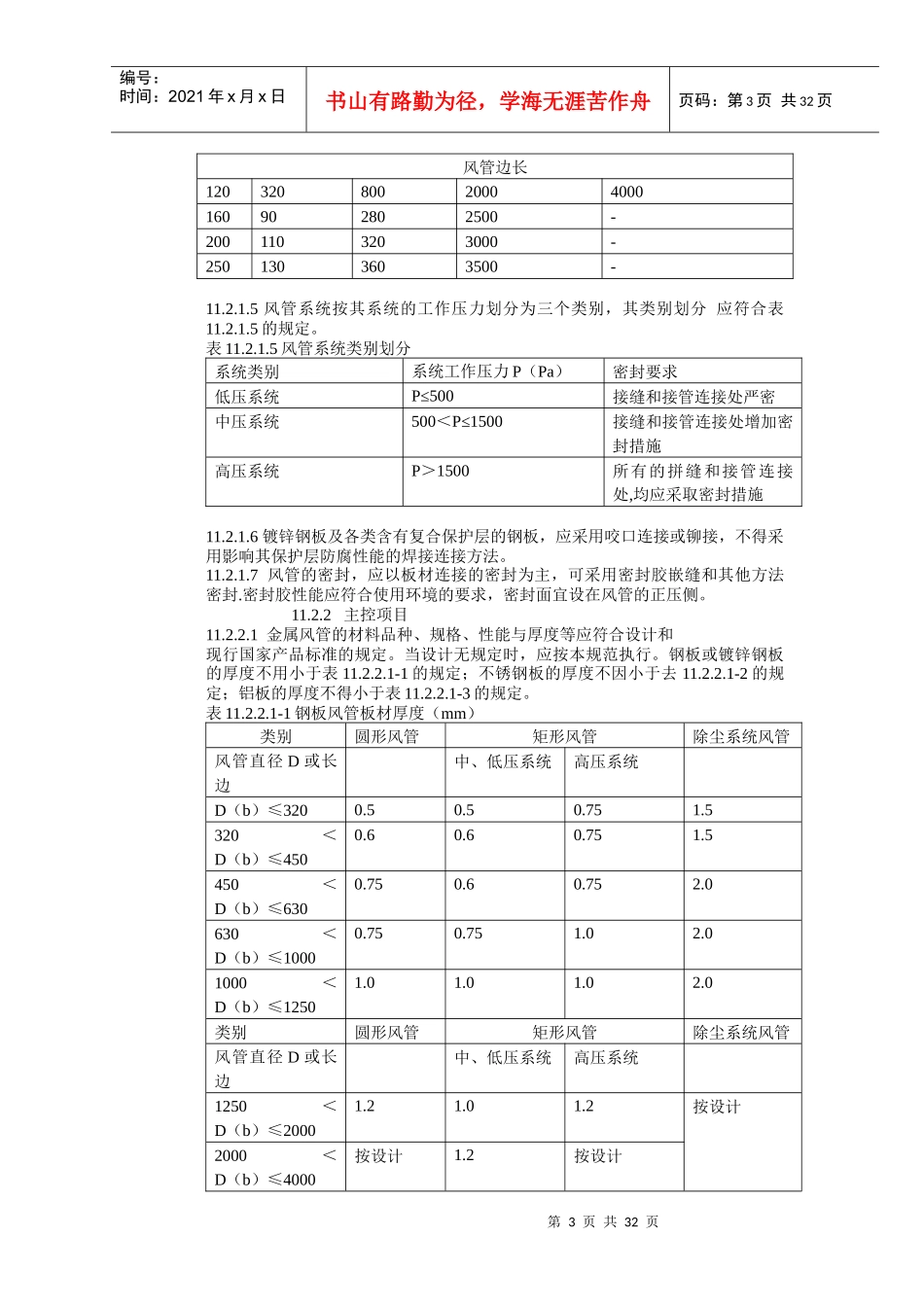 建筑工程施工标准+通风与空调工程_第3页