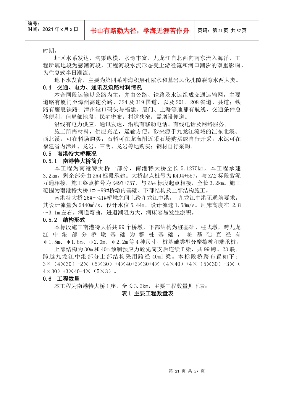 厦漳高速公路漳州段扩建工程施工组织设计方案说明_第2页