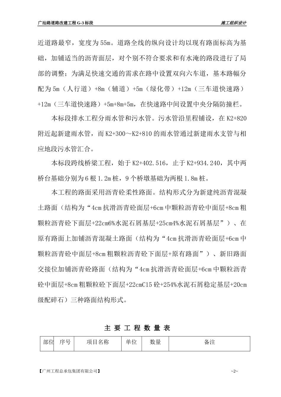 广汕路改造工程施工组织设计{改3}1_第2页