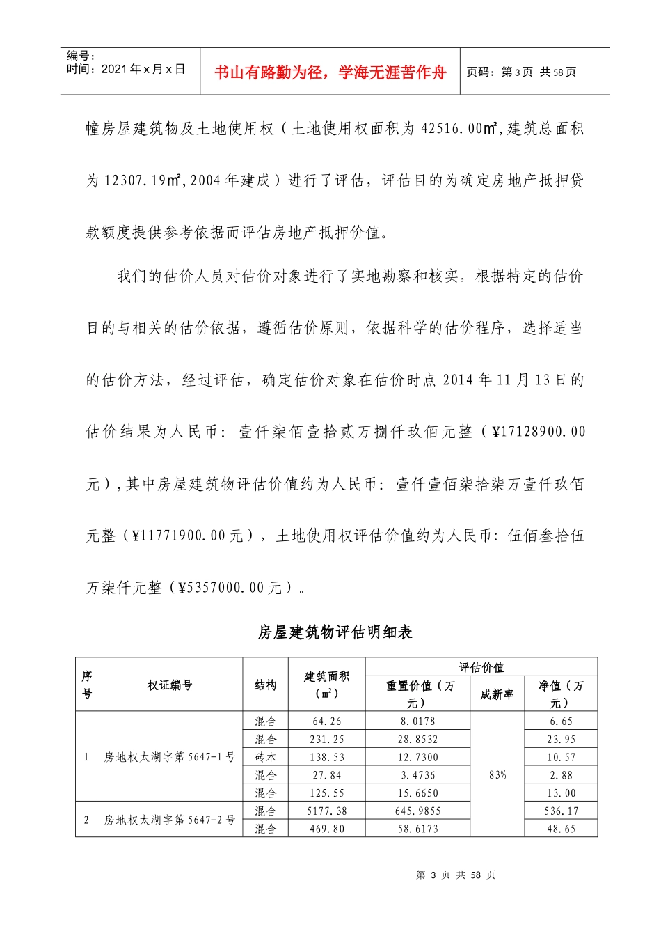 房地产估价报告13_第3页