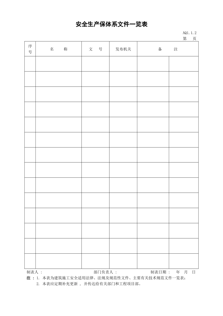 广东省建筑施工安全管理资料用表-全部_第3页