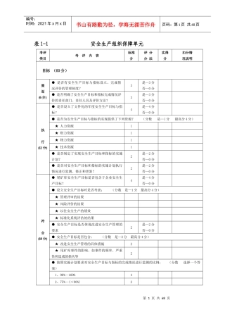 尾矿库标准化考评表(按新标准排版)