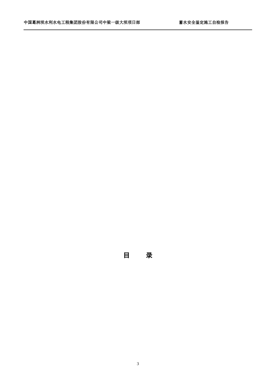 大坝蓄水安全鉴定施工自检报告_第3页