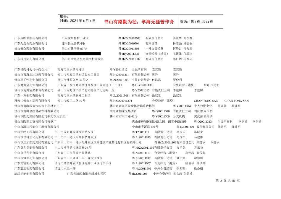 广东药品制药医药生产企业查找药业_第2页