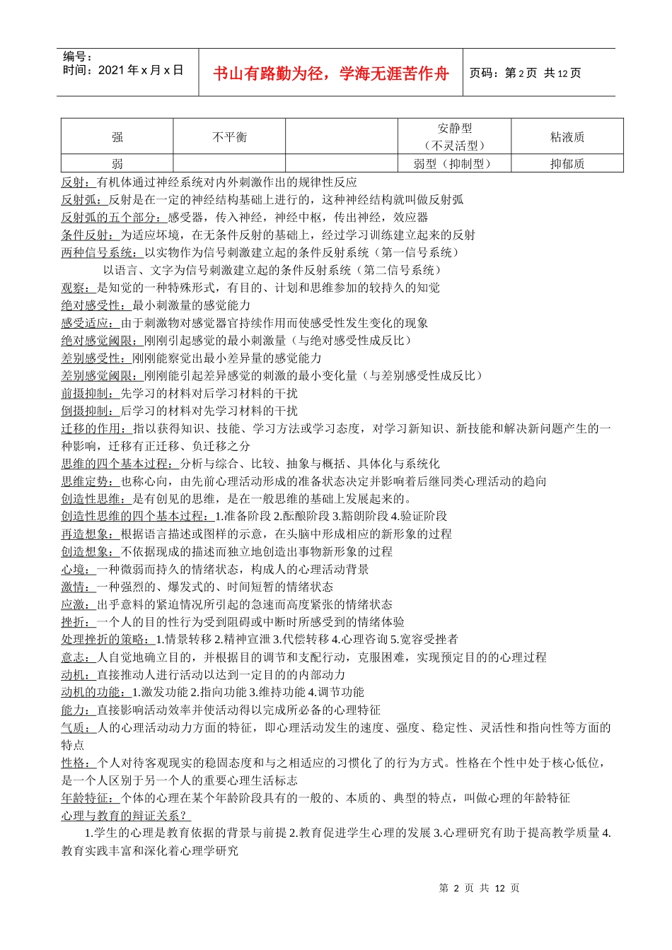 心理学复习电子版_第2页