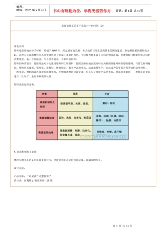 塑料表面处理工艺