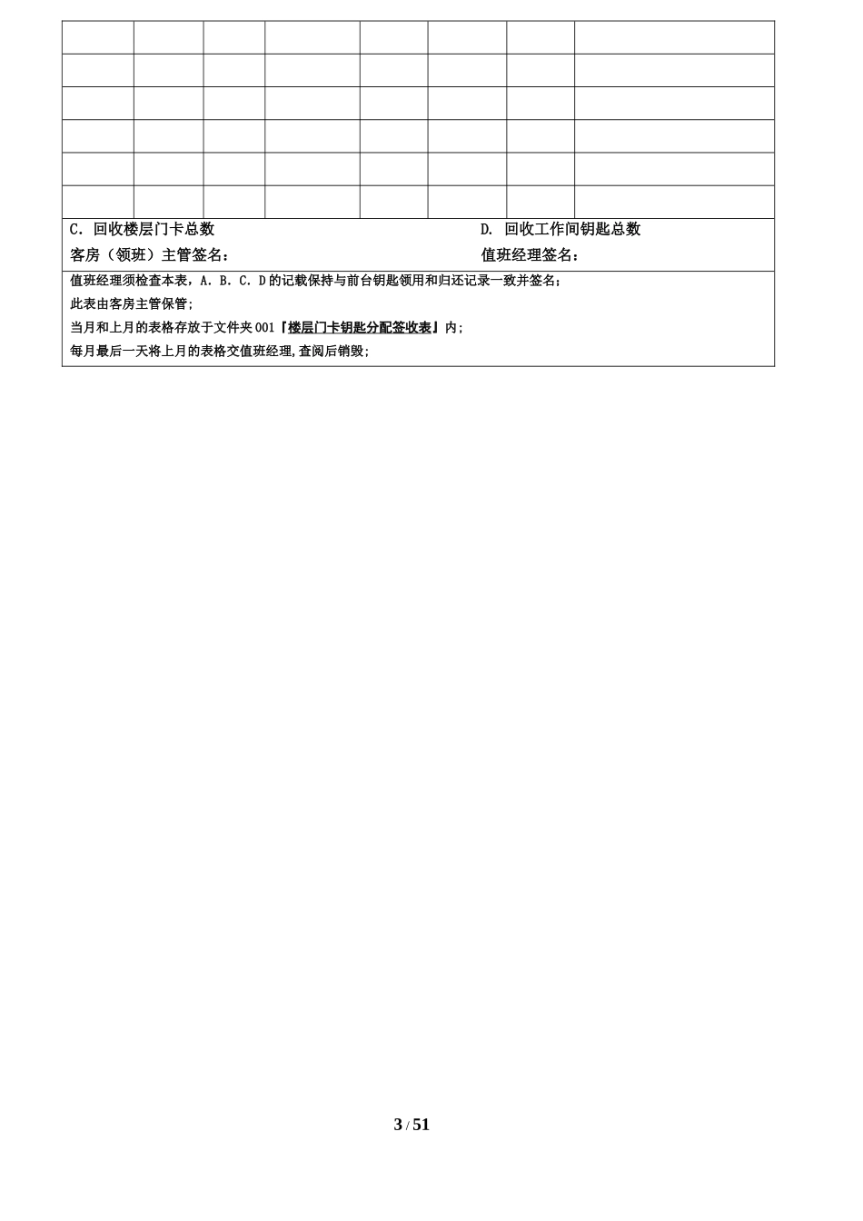 客房应用表格x_第3页