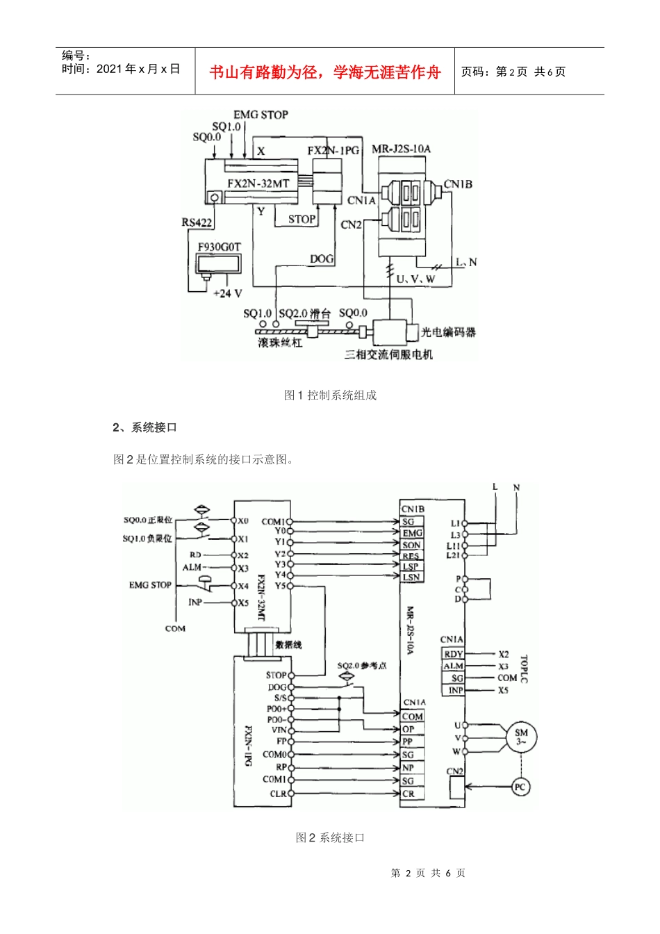 基于FX2N-1PG定位模块的可编程逻辑控制器位置控制_第2页
