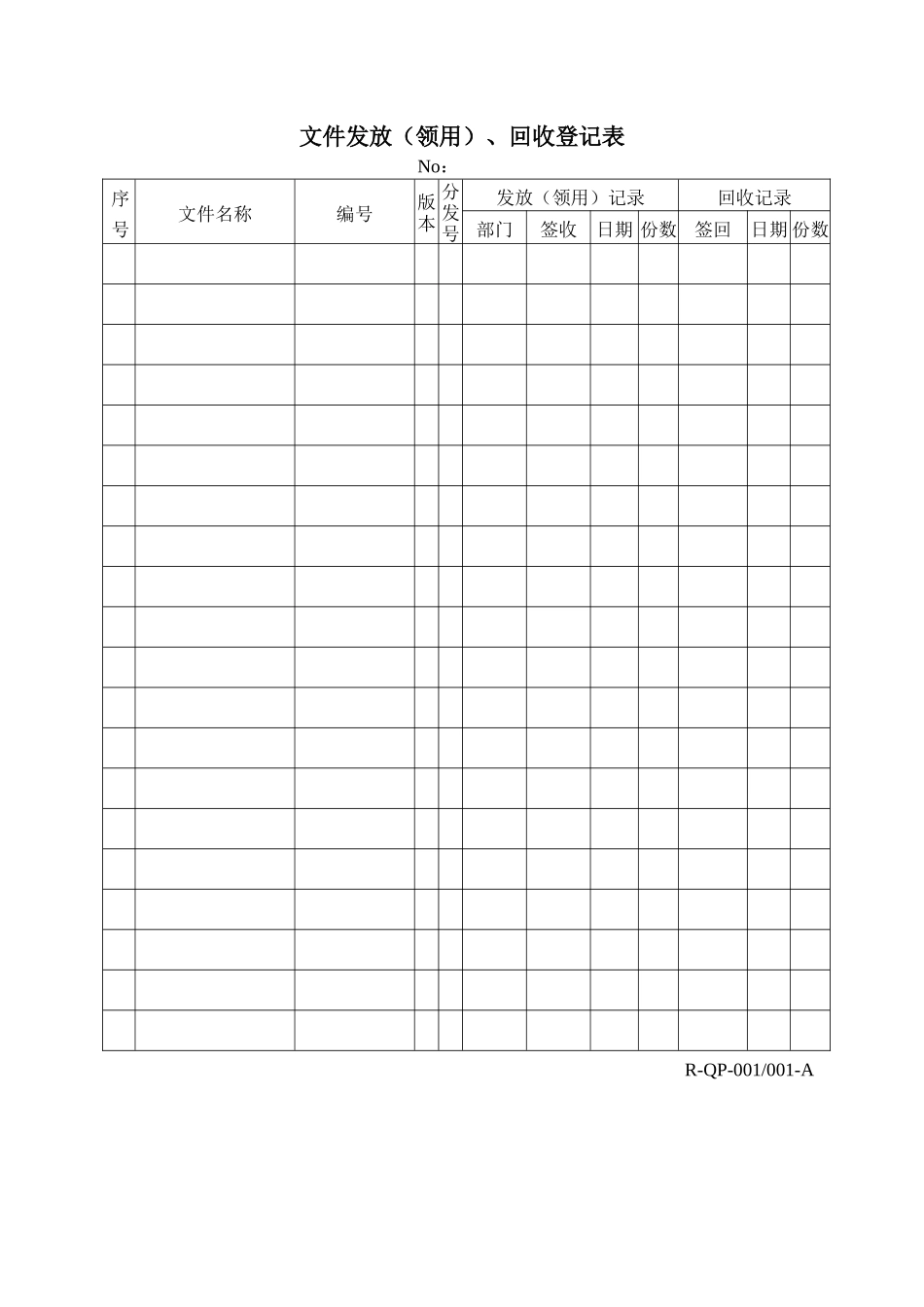 质量管理表格参考_第1页