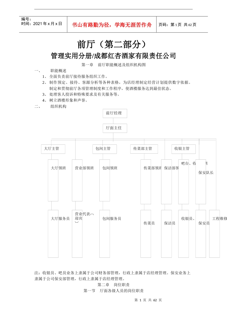 成都餐厅管理_第1页