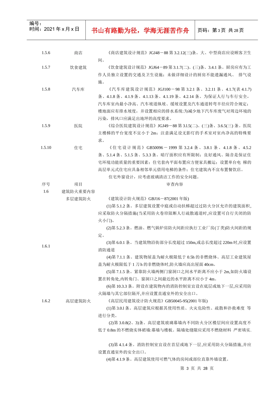 建筑结构给排水暖通电气岩土各专业施工图审查要点_第3页