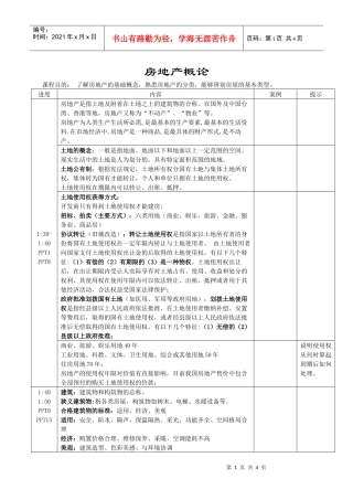 房地产概论1.0