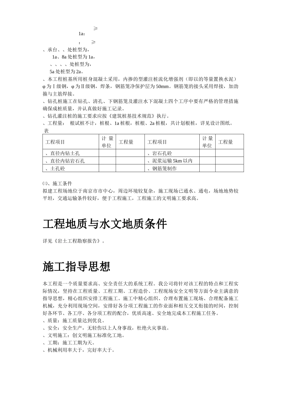 南京某综合楼钻孔灌注桩工程施工组织设计方案_第3页