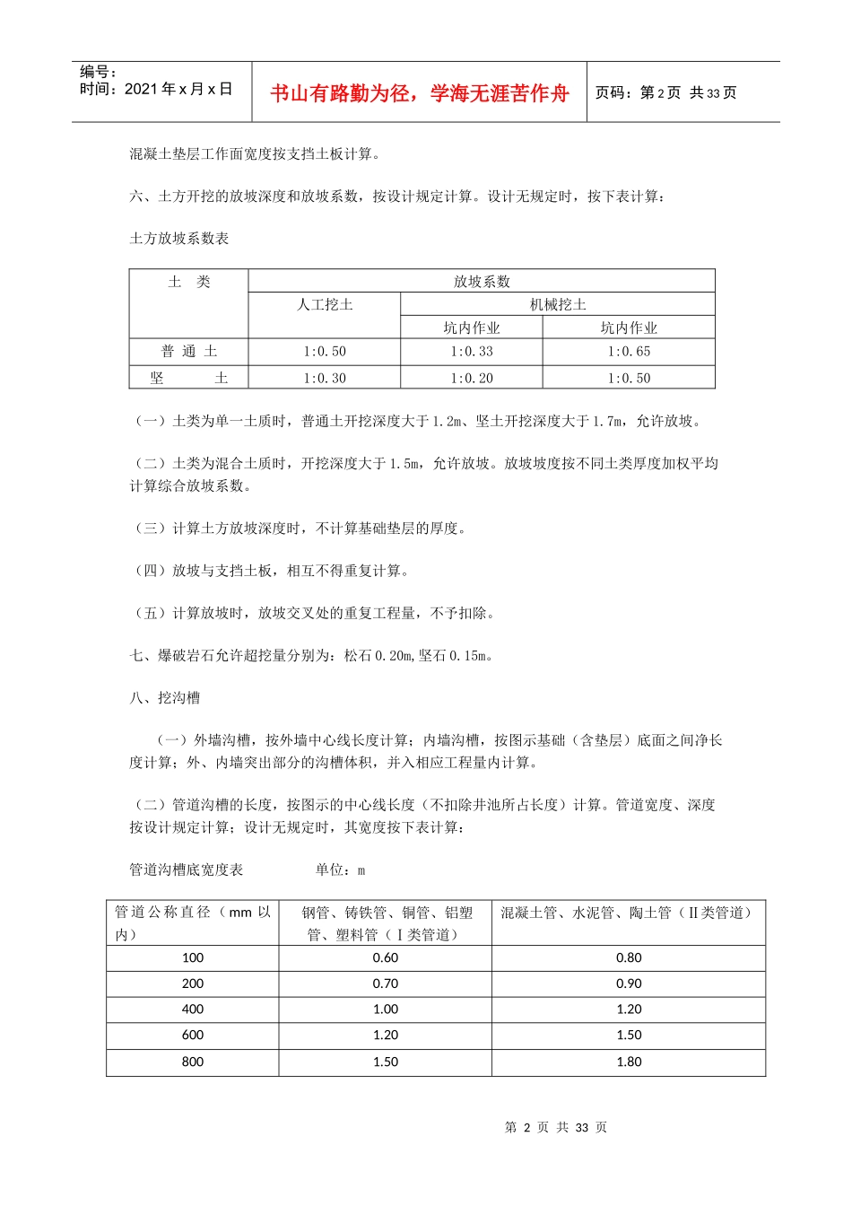山东省建筑工程消耗量定额计算规则_第2页