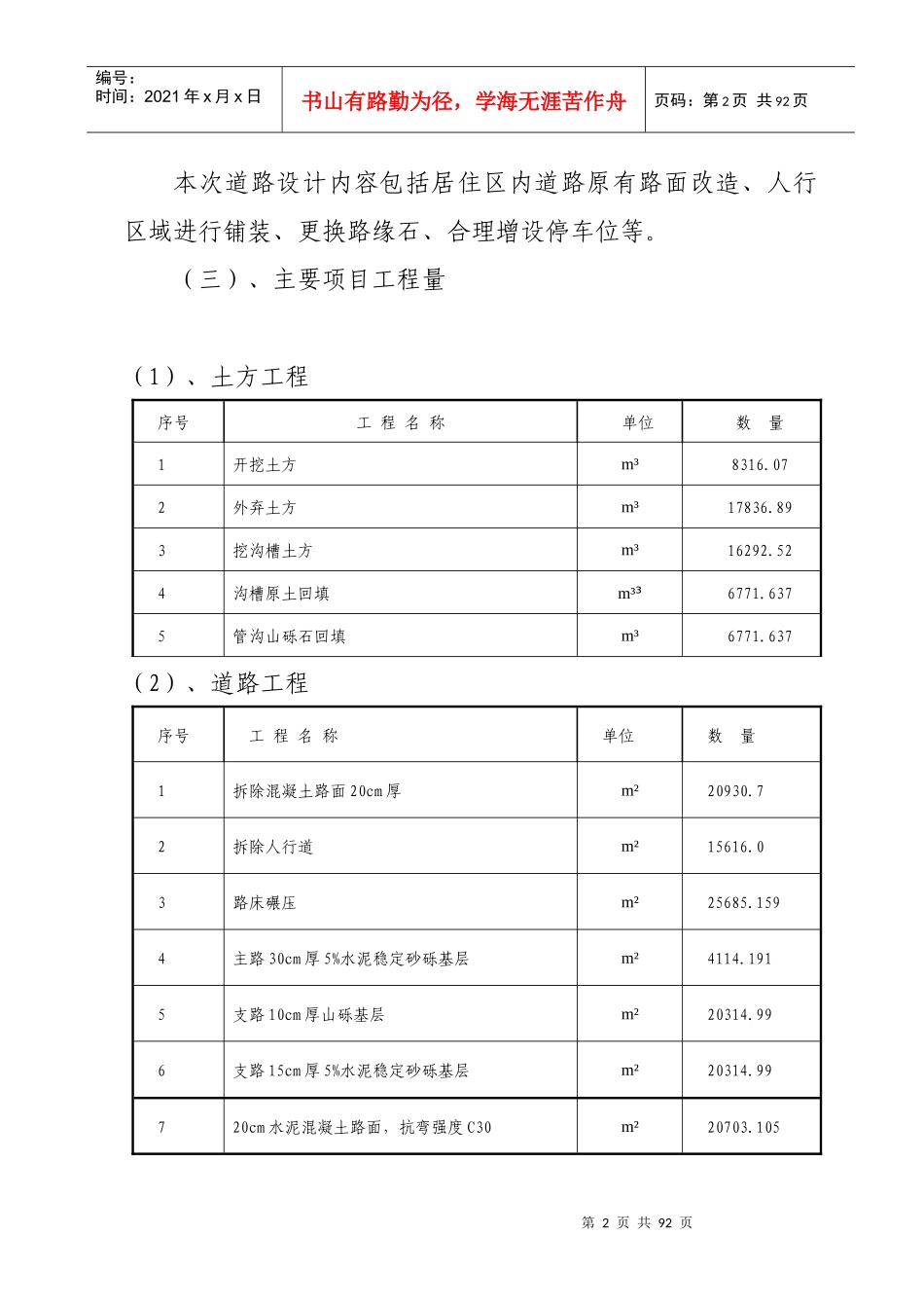 常德市敞开式小区改造工程技术标1_第2页