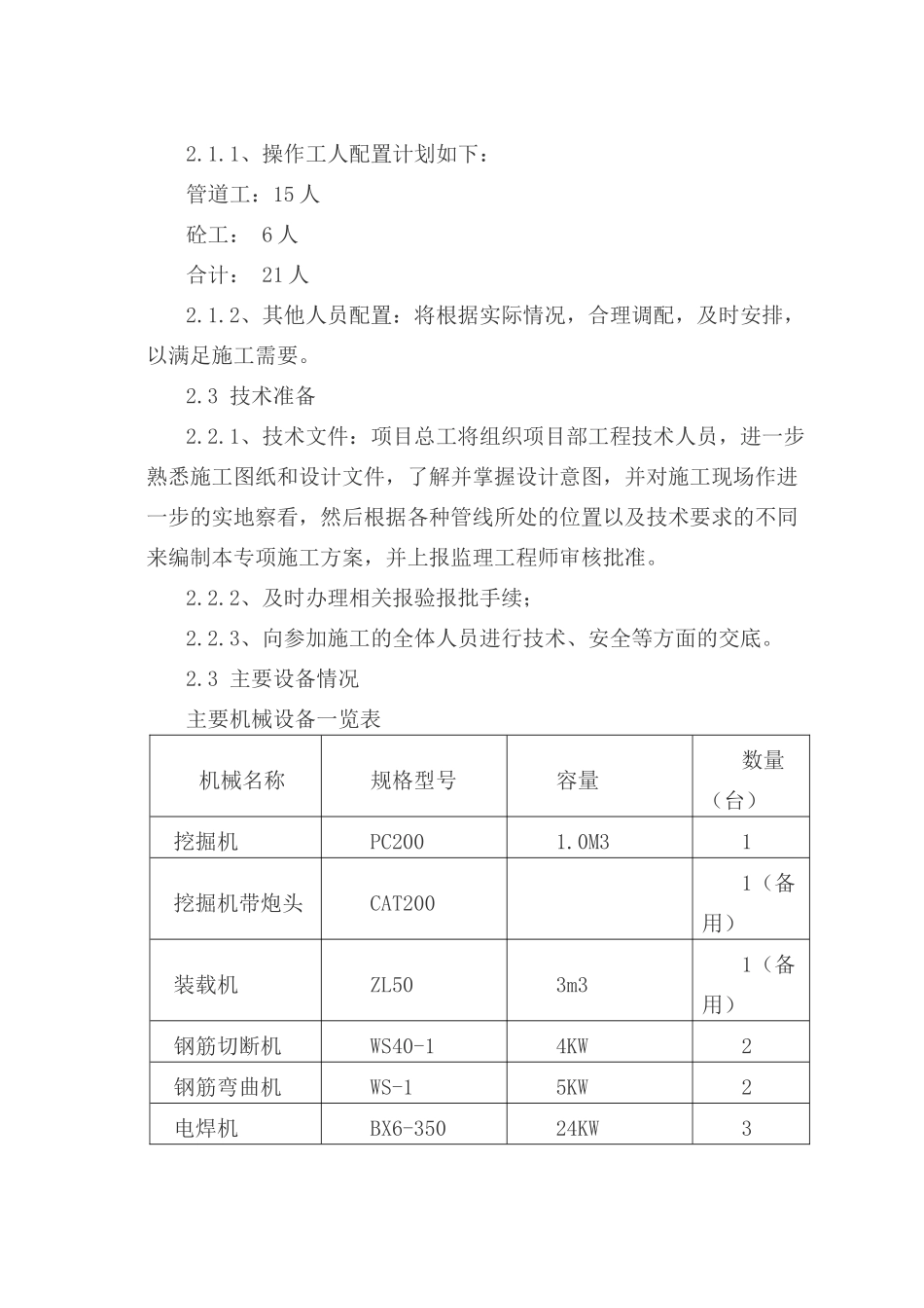 市政弱电电力通信管道工程施工方案_第2页