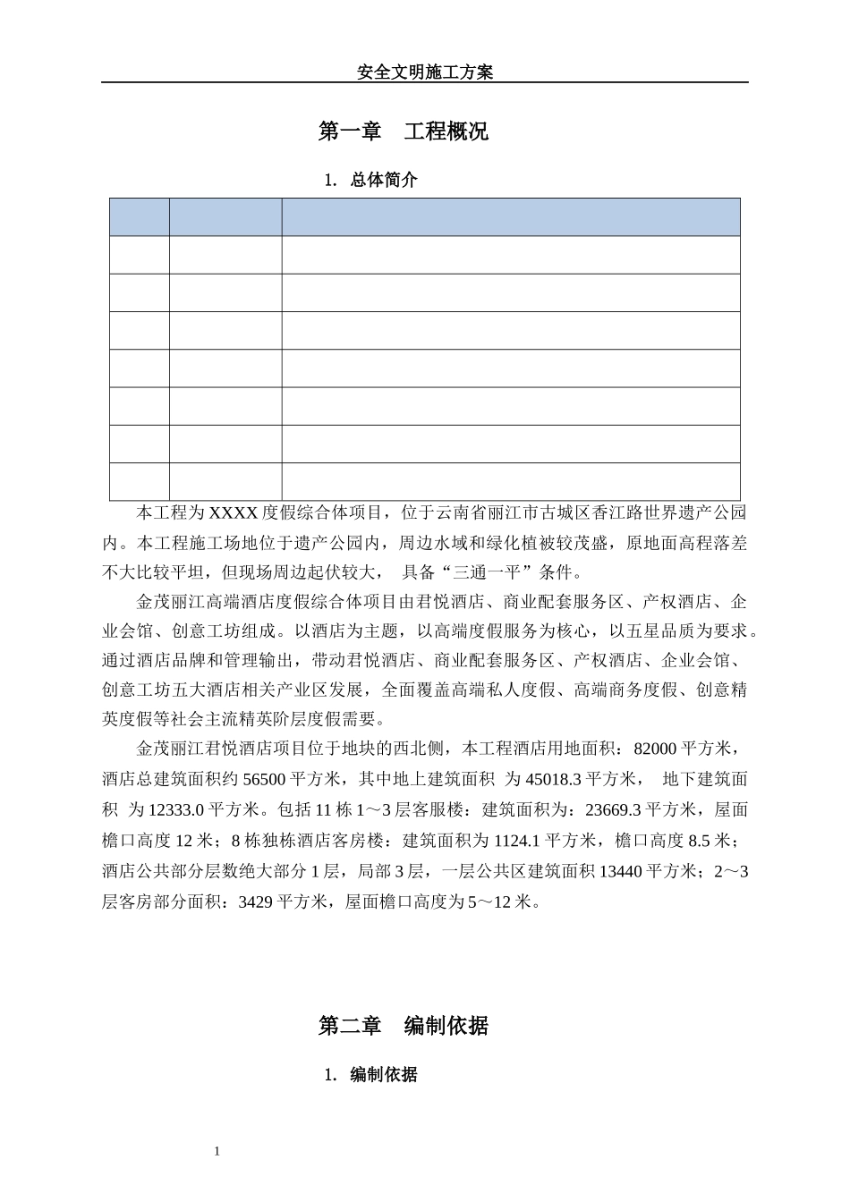 国优工程安全文明施工方案_第1页
