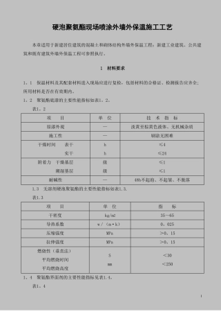 硬泡聚氨酯现场喷涂外墙外保温施工工艺-secret