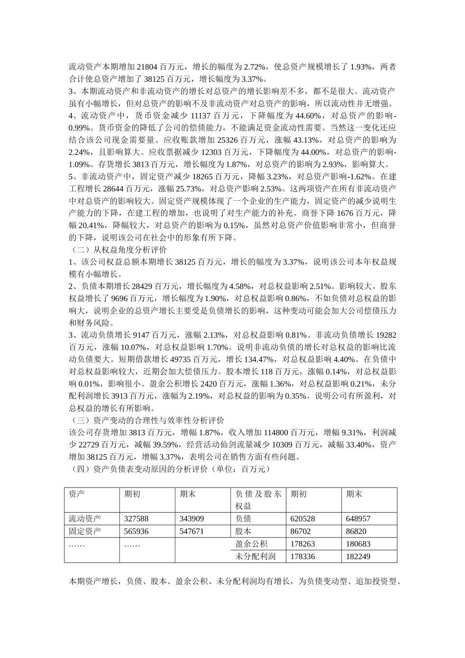 中石化2012年财务报表分析09会本621宿舍_第3页