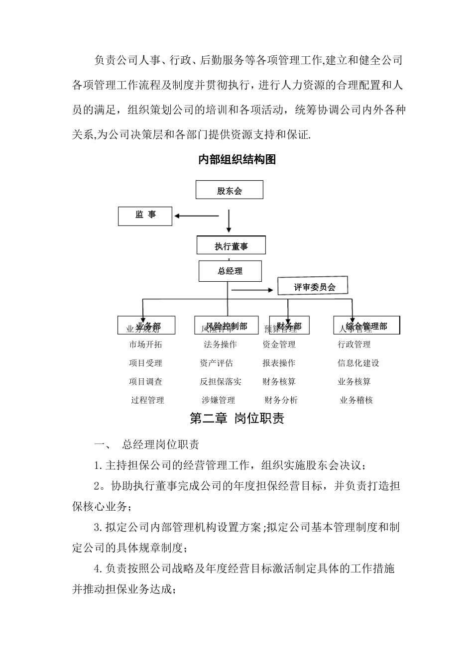 公司组织架构及岗位设置_第2页