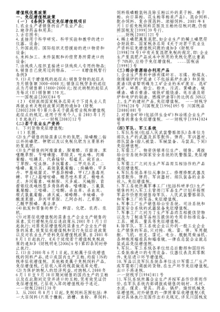 增值税优惠政策内容( 9)