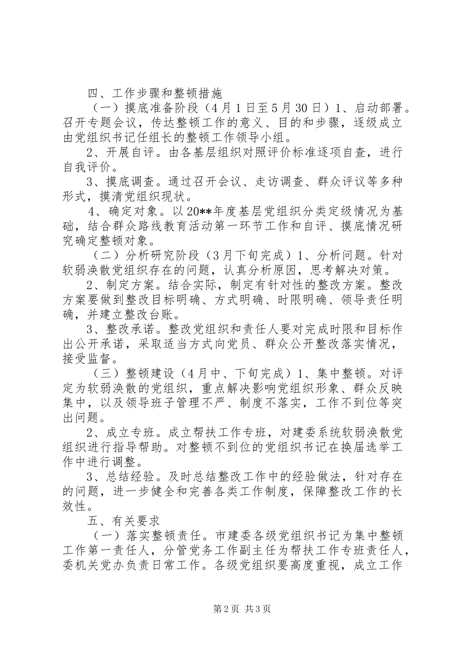 建委后进基层组织建设整改报告_第2页