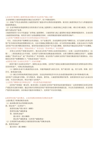 中级会计实务常见疑难问题汇总
