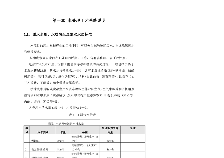 电泳污水处理操作手册_第3页