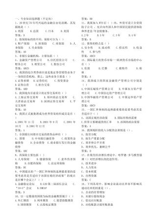 中国某银行简介及背景知识(1)