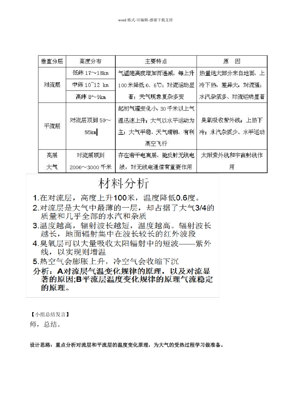 大气组成及垂直分层教案_第3页