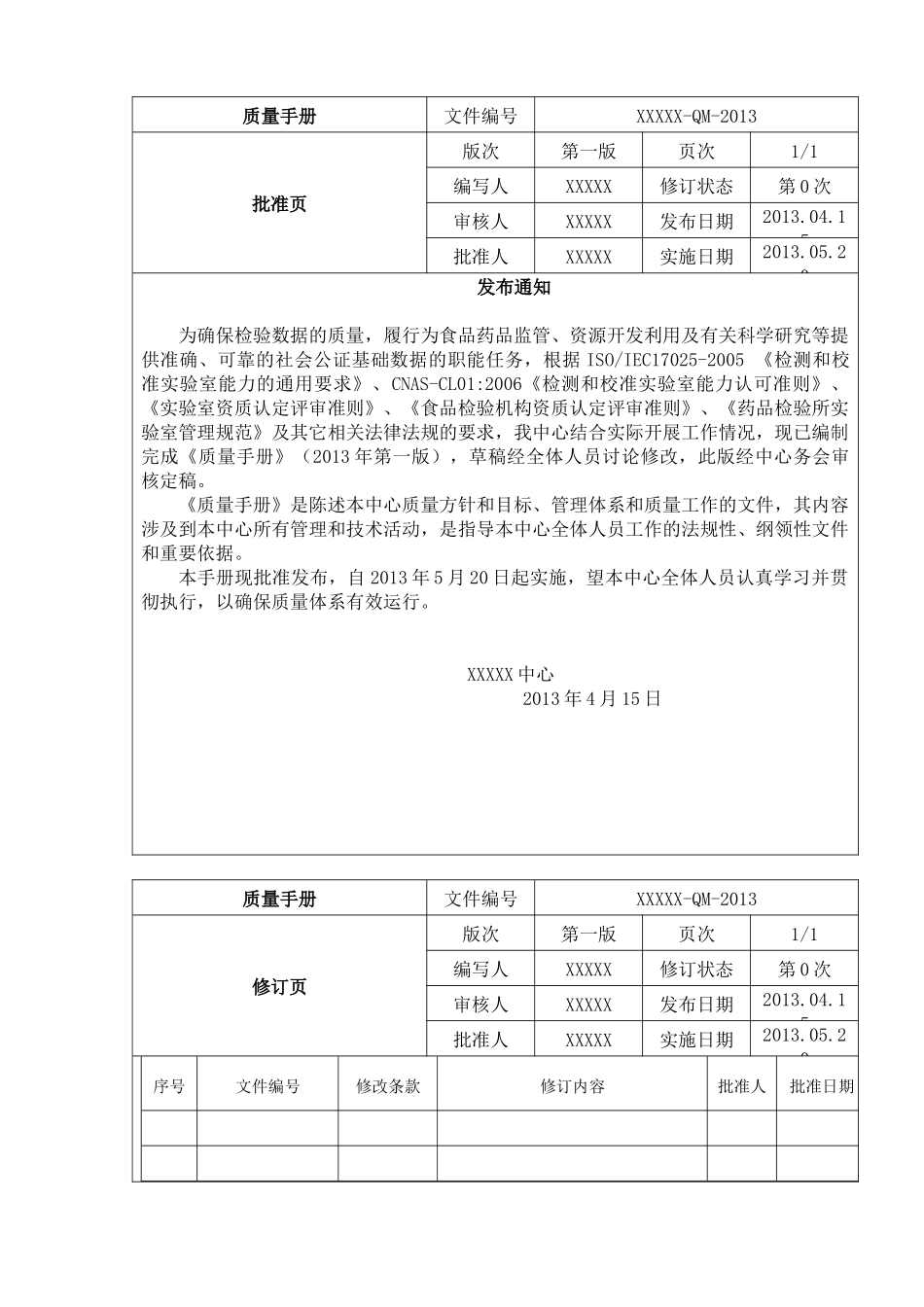质量手册药检所_第2页