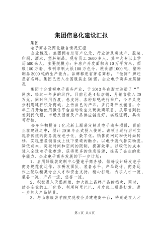 集团信息化建设汇报