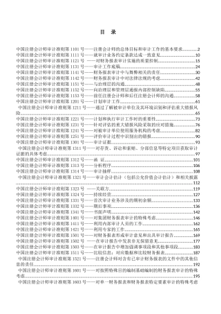 中国注册会计师审计准则(227页)